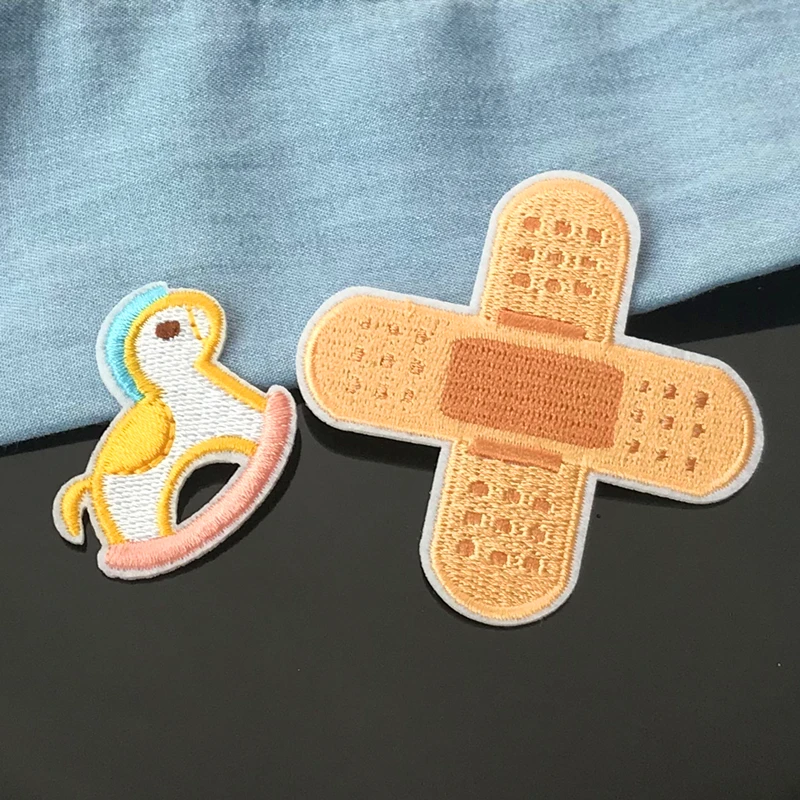 AHYONNIEX 1 Piece Bandage Embroidery Repair Patches Jacket Jeans Cartoon Iron On Patches for Clothes Small Glue Sticker
AHYONNIEX 1 Piece Bandage Embroidery Repair Patches Jacket Jeans Cartoon Iron On Patches for Clothes Small Glue Sticker