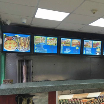 Lighted Up Fast Food Poster Display Light Boards,A2 Aluminum Frame Slim Magnet Menu SignageLightboxes
Lighted Up Fast Food Poster Display Light Boards,A2 Aluminum Frame Slim Magnet Menu SignageLightboxes