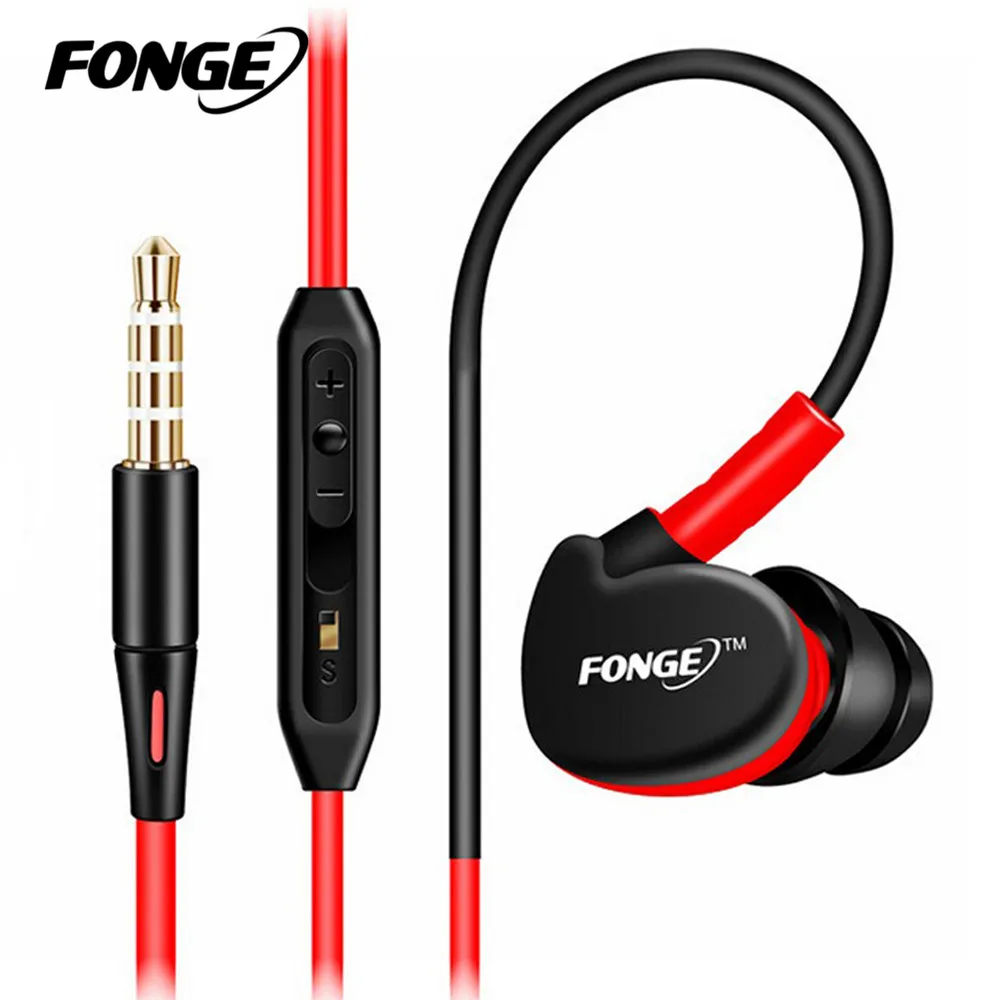 Fonge Sports Brand Running Headphones ear With Mic Stereo Heavy Bass Music Noise Canceling Earphones Sweatproof fone de ouvido
Fonge Sports Brand Running Headphones ear With Mic Stereo Heavy Bass Music Noise Canceling Earphones Sweatproof fone de ouvido