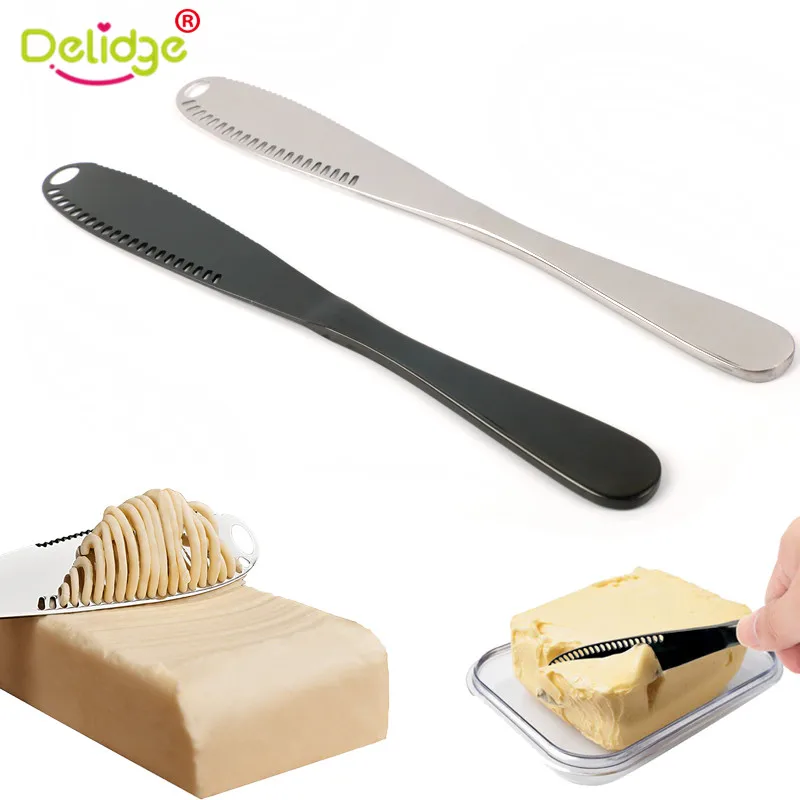 Delidge 1pc Stainless Steel Butter Cutter Cheese Jam Spreaders Cream Knifes Cutlery Cake Dessert Toast Tools Breakfast Tableware
Delidge 1pc Stainless Steel Butter Cutter Cheese Jam Spreaders Cream Knifes Cutlery Cake Dessert Toast Tools Breakfast Tableware