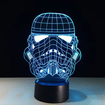 3D LED Party Decor Night Lights Star Wars Storm Knight Trooper White Soldier USB Table Lamp baby Sleep Lighting Kids Toys Gifts
3D LED Party Decor Night Lights Star Wars Storm Knight Trooper White Soldier USB Table Lamp baby Sleep Lighting Kids Toys Gifts