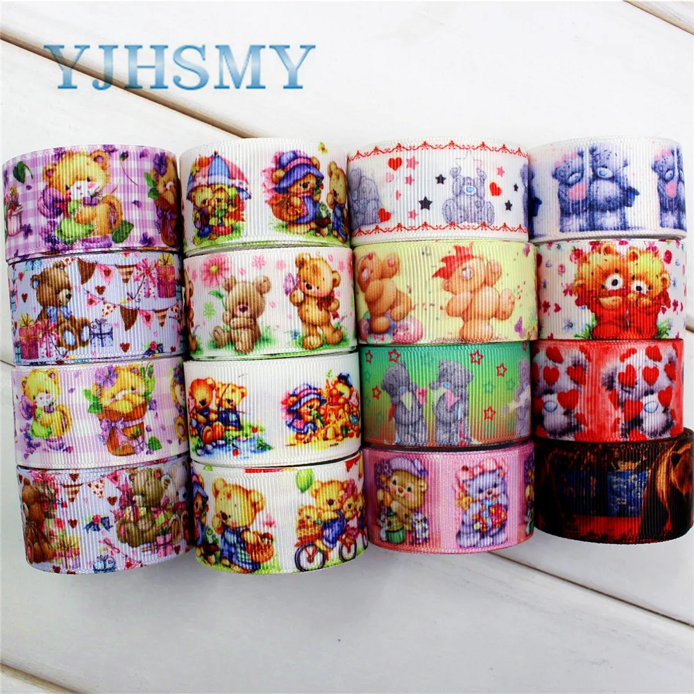 YJHSMY D-17329-1207,10 yards,25 mm Cartoon Bear Printed grosgrain ribbon Wedding Accessories,gift wrap,DIY handmade Material
YJHSMY D-17329-1207,10 yards,25 mm Cartoon Bear Printed grosgrain ribbon Wedding Accessories,gift wrap,DIY handmade Material