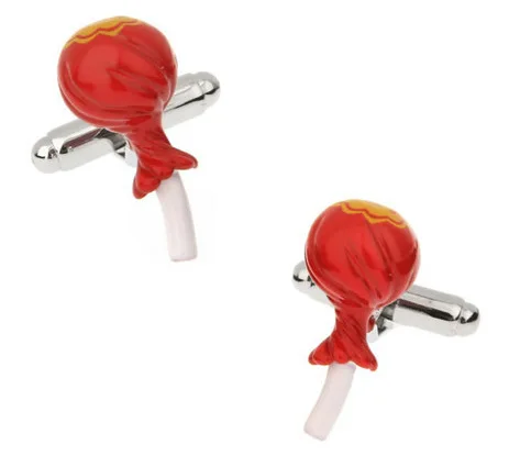 Food Series Red Lollipop Cufflinks Men and Women Sleeve Nail High Grade Copper Cute Men Jewelry Groomsman Gift
Food Series Red Lollipop Cufflinks Men and Women Sleeve Nail High Grade Copper Cute Men Jewelry Groomsman Gift