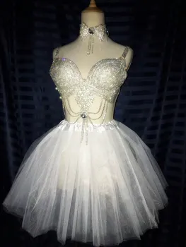 Sparkly Rhinestone Leotard Women Sexy Party Dress Bodysuit Costume Stage Dance Nightclub Party Dancewear Female Singer Outfit
Sparkly Rhinestone Leotard Women Sexy Party Dress Bodysuit Costume Stage Dance Nightclub Party Dancewear Female Singer Outfit