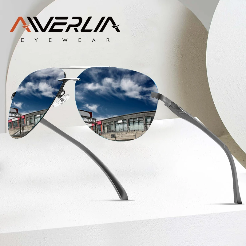 Фото Мужские классические солнцезащитные очки AIVERLIA поляризационные с защитой UV400 AI56 |