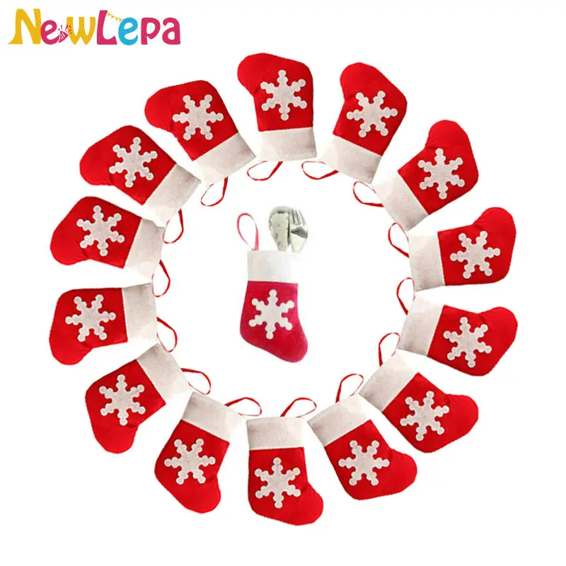 8pcs/lot Christmas Stockings Sliverware Tableware Bags Dining Knife Fork Restaurant Decoration Enfeites Natal Adornos Navidad
8pcs/lot Christmas Stockings Sliverware Tableware Bags Dining Knife Fork Restaurant Decoration Enfeites Natal Adornos Navidad