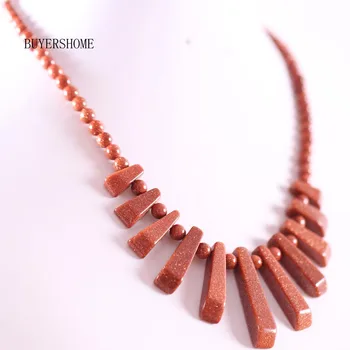 Free Shipping Fashion Jewelry Natural Stone Gold Sandstone Beads Necklace 18" 1Pcs E150
Free Shipping Fashion Jewelry Natural Stone Gold Sandstone Beads Necklace 18" 1Pcs E150