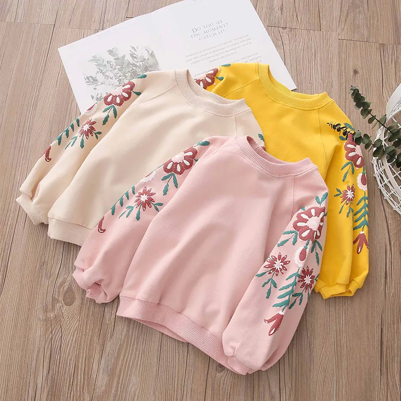 2019 Autumn Spring Casual 3-4 5 6 7 8 9 10 11 12 Years Teenager Children'S Flower Tops Hoodies Kids Baby Girl Loose Sweatshirts
2019 Autumn Spring Casual 3-4 5 6 7 8 9 10 11 12 Years Teenager Children'S Flower Tops Hoodies Kids Baby Girl Loose Sweatshirts