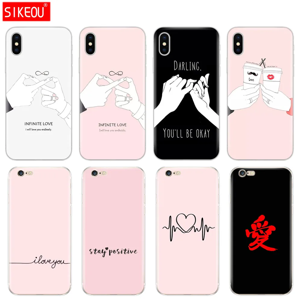 Silicone Cover Phone Case For Iphone 6 X 8 7 6s 5 5s SE Plus 10 XR XS Max Case darling be ok love infinite
Silicone Cover Phone Case For Iphone 6 X 8 7 6s 5 5s SE Plus 10 XR XS Max Case darling be ok love infinite