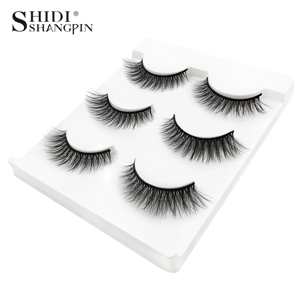 SHIDISHANGPIN 3D Mink Lashes False Eyelashes 3 Pairs Pure Handmade Natural False Lashes Cruelty-free Reusable Makeup Eyelashes
SHIDISHANGPIN 3D Mink Lashes False Eyelashes 3 Pairs Pure Handmade Natural False Lashes Cruelty-free Reusable Makeup Eyelashes