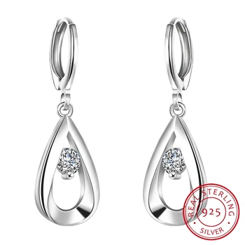 Lekani Solid 925 Sterling Silver Teardrop Dangle Earrings Cubic Zirconia Diamonds Fine Jewelry Statement Earrings For Women
Lekani Solid 925 Sterling Silver Teardrop Dangle Earrings Cubic Zirconia Diamonds Fine Jewelry Statement Earrings For Women