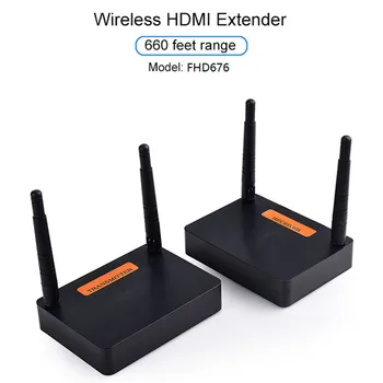 5.8 GHz / 2.8 GHz HDMI Extender Full HD 1080P 60Hz Wireless Audio Video Transmitter Receiver
5.8 GHz / 2.8 GHz HDMI Extender Full HD 1080P 60Hz Wireless Audio Video Transmitter Receiver
