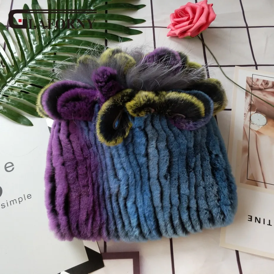 Glaforny 2018 New Women 100% Real Rex Rabbit Fox Fur Hat Rex Rabbit Fur Caps lady winter warm Headwear with Tassel Tops Beanies
Glaforny 2018 New Women 100% Real Rex Rabbit Fox Fur Hat Rex Rabbit Fur Caps lady winter warm Headwear with Tassel Tops Beanies