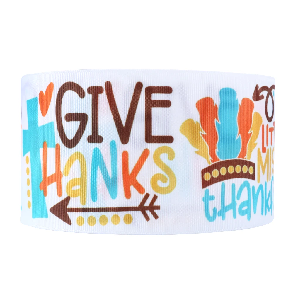 david angie 3'' 75mm Thanksgiving Printed Polyester Ribbon 5 Yards,DIY Handmade Gift Decoration Wrap Materials,5Yc5027
david angie 3'' 75mm Thanksgiving Printed Polyester Ribbon 5 Yards,DIY Handmade Gift Decoration Wrap Materials,5Yc5027
