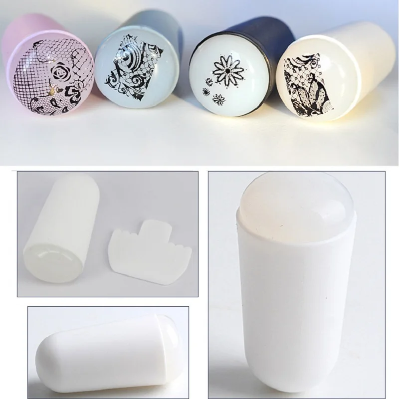 MYBORMULA 1 pcs Silicone Head stamping Stamper with Cap Nail Art Silicone Stamper Nail Stamper & Scraper for DIY tools 4 colors
MYBORMULA 1 pcs Silicone Head stamping Stamper with Cap Nail Art Silicone Stamper Nail Stamper & Scraper for DIY tools 4 colors
