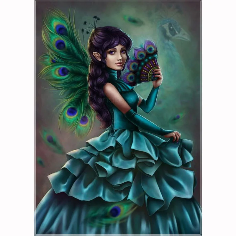 DIY Diamond Painting Peacock Girl Decorative Picture of Rhinestone Mosaic Cross Stitch Diamond Pattern 5D Diamond Embroidery
DIY Diamond Painting Peacock Girl Decorative Picture of Rhinestone Mosaic Cross Stitch Diamond Pattern 5D Diamond Embroidery