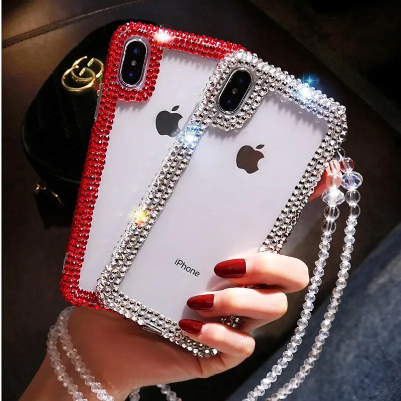 Luxury Crystal Diamond Phone Case For iPhone11 Pro MAX X XS MAX XR 6 6s 6plus 7 Plus 8 Plus 5 5S Soft Cover Coque
Luxury Crystal Diamond Phone Case For iPhone11 Pro MAX X XS MAX XR 6 6s 6plus 7 Plus 8 Plus 5 5S Soft Cover Coque