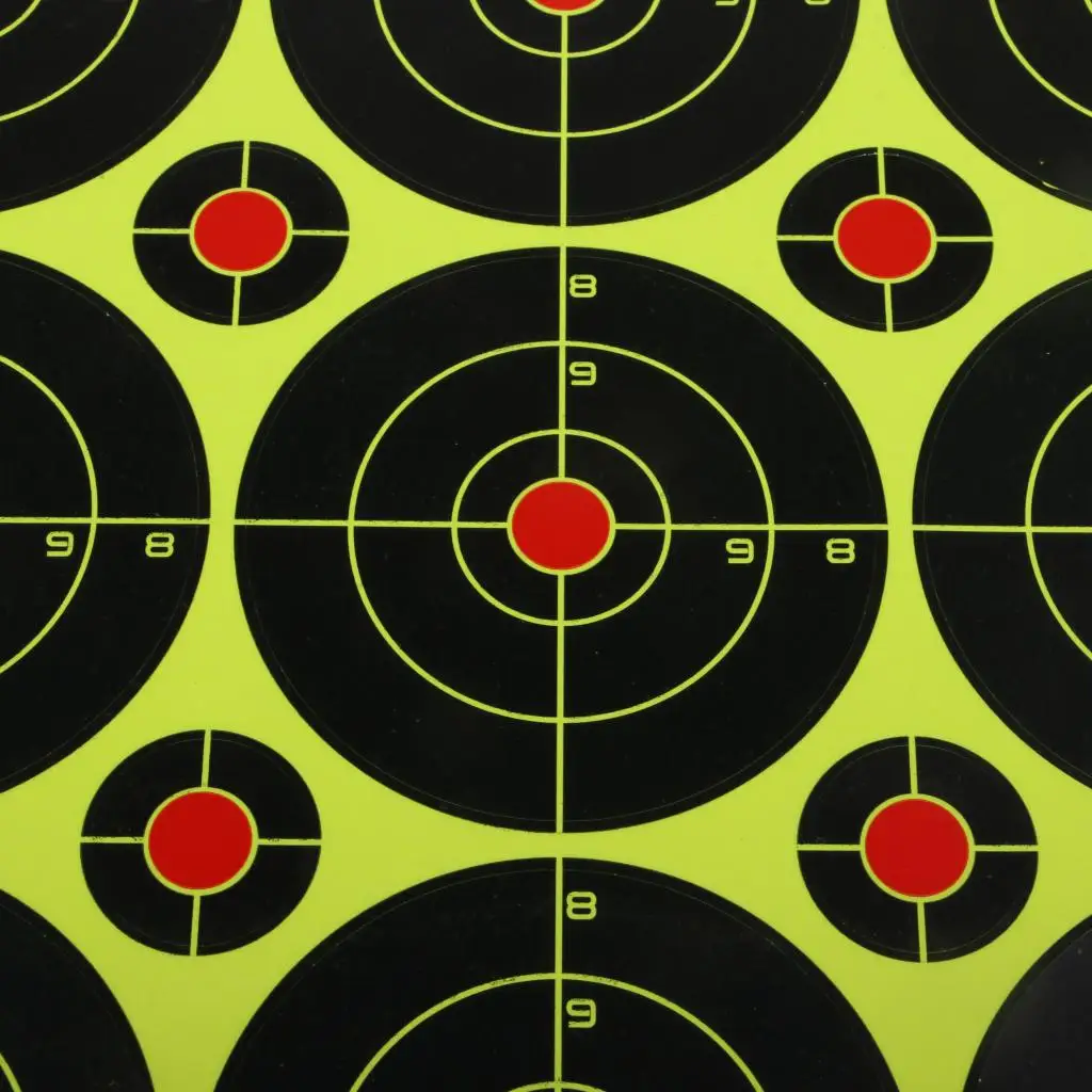 90pcs Shooting Targets Reactive Splatter Florescent Paper Target, Dia.8cm For Hunting Archery Arrow Training Shoot Accessories
90pcs Shooting Targets Reactive Splatter Florescent Paper Target, Dia.8cm For Hunting Archery Arrow Training Shoot Accessories