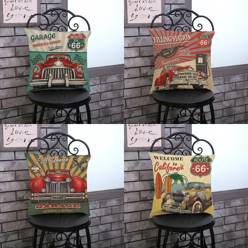 45x45cm Classic Cars Cushion Cover Cotton Linen Decorative Throw Pillow Cover Seat Sofa Embrace Pillow Case Home Decor
45x45cm Classic Cars Cushion Cover Cotton Linen Decorative Throw Pillow Cover Seat Sofa Embrace Pillow Case Home Decor