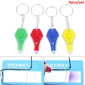 High Quality 4Pcs/lot Anti Blue Light LED Flashlights Metal Plastic Torch Light For Glasses Test
High Quality 4Pcs/lot Anti Blue Light LED Flashlights Metal Plastic Torch Light For Glasses Test