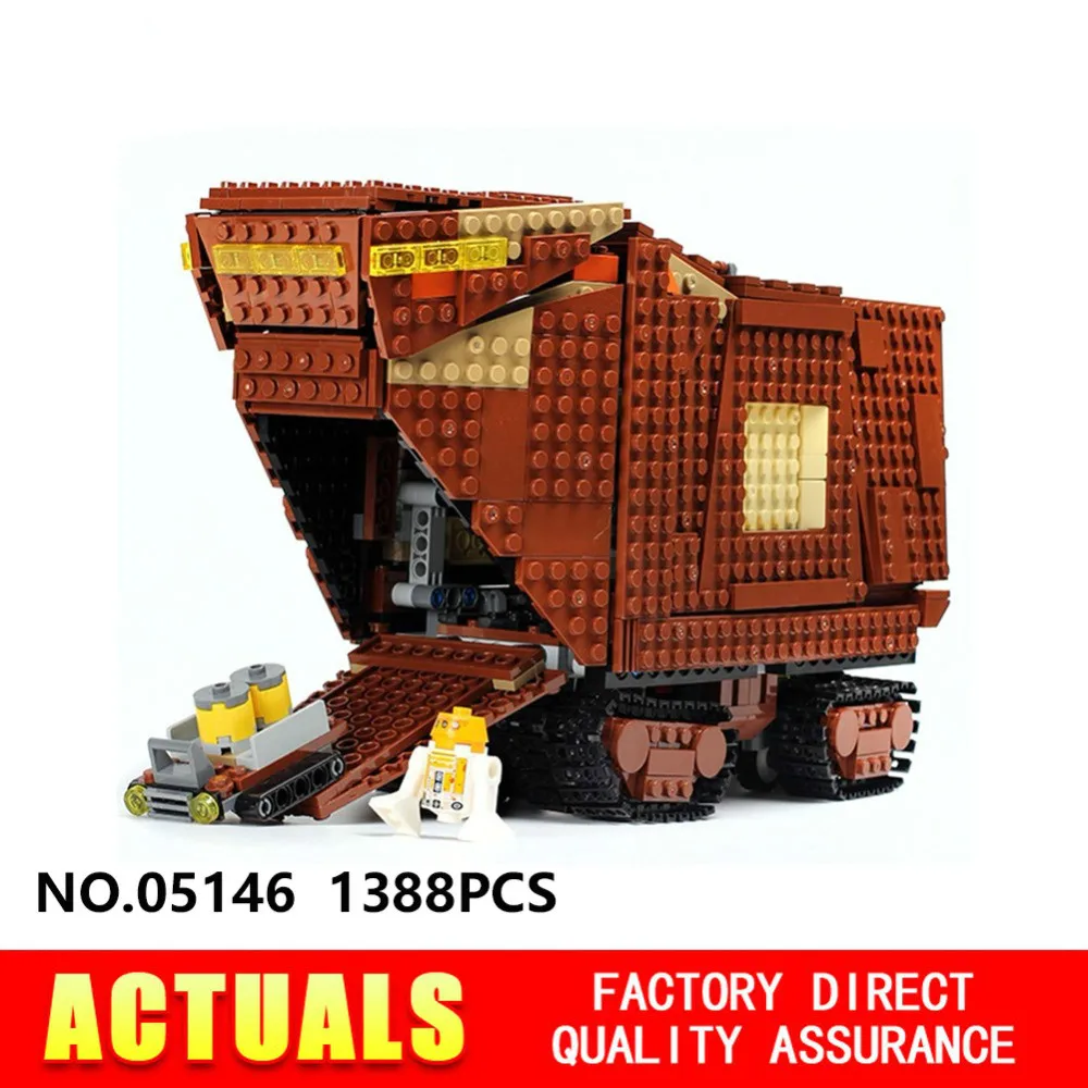 Compatible with Legoinges Building blocks Star War Desert Creeper Sandscrawler 05146 Educational Gifts for Boys 1388PCS WY30
Compatible with Legoinges Building blocks Star War Desert Creeper Sandscrawler 05146 Educational Gifts for Boys 1388PCS WY30