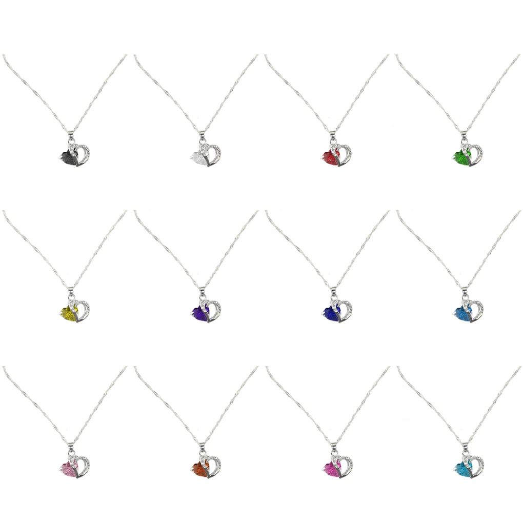Lovely Crystals Rhinestone Double Heart Shape Pendant Necklace Chain Jewelry For Women Girls
Lovely Crystals Rhinestone Double Heart Shape Pendant Necklace Chain Jewelry For Women Girls