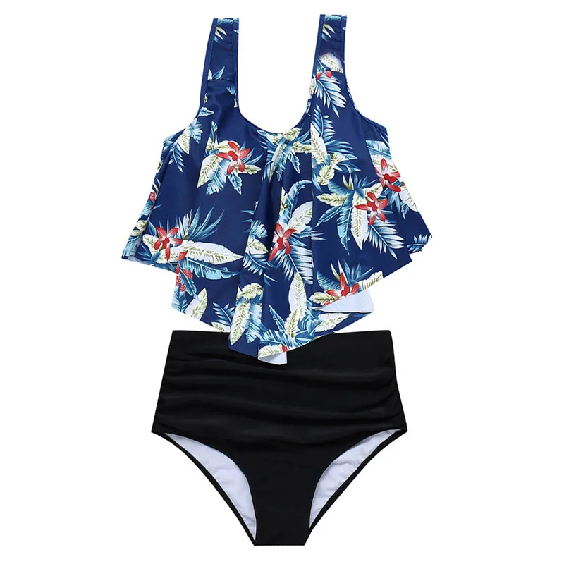 Women Summer Swimsuit Beachwear Plus Size Two Piece Bathing Suits Top Ruffled With High Waisted Bottom Bikini Split Swimsuit jun
Women Summer Swimsuit Beachwear Plus Size Two Piece Bathing Suits Top Ruffled With High Waisted Bottom Bikini Split Swimsuit jun