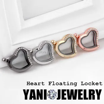 Jewelry Making 10pcs/lot Newest Mixed Floating Heart Locket with Crystal Openable Magnet Photo Locket Pendant without Chains
Jewelry Making 10pcs/lot Newest Mixed Floating Heart Locket with Crystal Openable Magnet Photo Locket Pendant without Chains