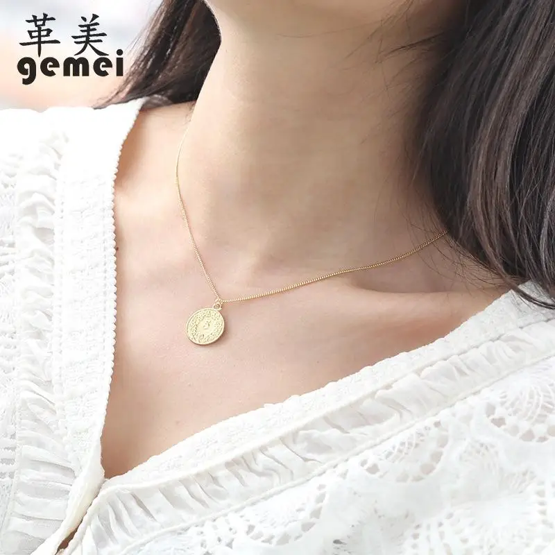 Gemei 2018 New Woman Avatar Necklace For Women 925 Sterling Silver European Coins Necklaces & Pendants Christmas Gifts
Gemei 2018 New Woman Avatar Necklace For Women 925 Sterling Silver European Coins Necklaces & Pendants Christmas Gifts