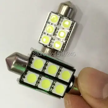 100x Wholesale auto lamp Car led festoon light c5w 39mm 6 led smd 6smd 5050 CANBUS OBC error free led lamp
100x Wholesale auto lamp Car led festoon light c5w 39mm 6 led smd 6smd 5050 CANBUS OBC error free led lamp
