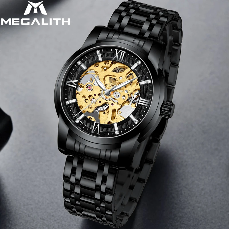 MEGALITH 2019 Top Brand Fashion Watch Men Skeleton Mechanical Luminous Clock Men Tourbillon Waterproof Watch Relogio Masculino
MEGALITH 2019 Top Brand Fashion Watch Men Skeleton Mechanical Luminous Clock Men Tourbillon Waterproof Watch Relogio Masculino
