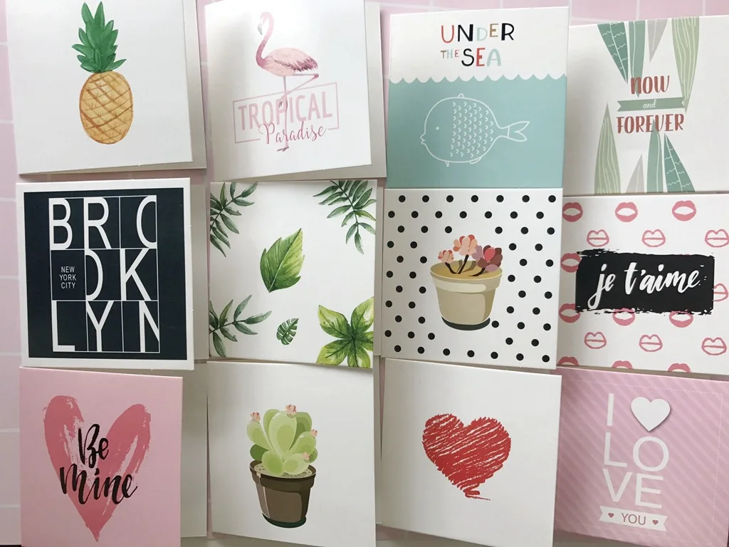 8Pcs/pack Valentine's Day Mini Card Postcard Birthday Letter Gift Card Message Card
8Pcs/pack Valentine's Day Mini Card Postcard Birthday Letter Gift Card Message Card
