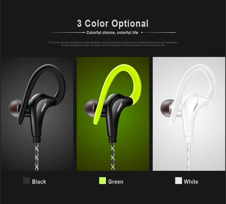 Chiclits In-ear Earphone with Microphone Sport Bass Headset 3.5mm Hanging Ear Type Earbud for iPhone Xiaomi Samsung (24)