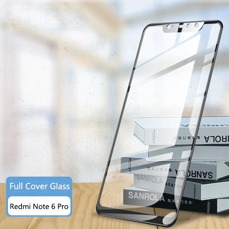 9H Tempered Glass on for Xiaomi Redmi Note 6 Pro Screen Protector Full Cover HD Glass Redmi Note 6 Pro Protective film Black
9H Tempered Glass on for Xiaomi Redmi Note 6 Pro Screen Protector Full Cover HD Glass Redmi Note 6 Pro Protective film Black