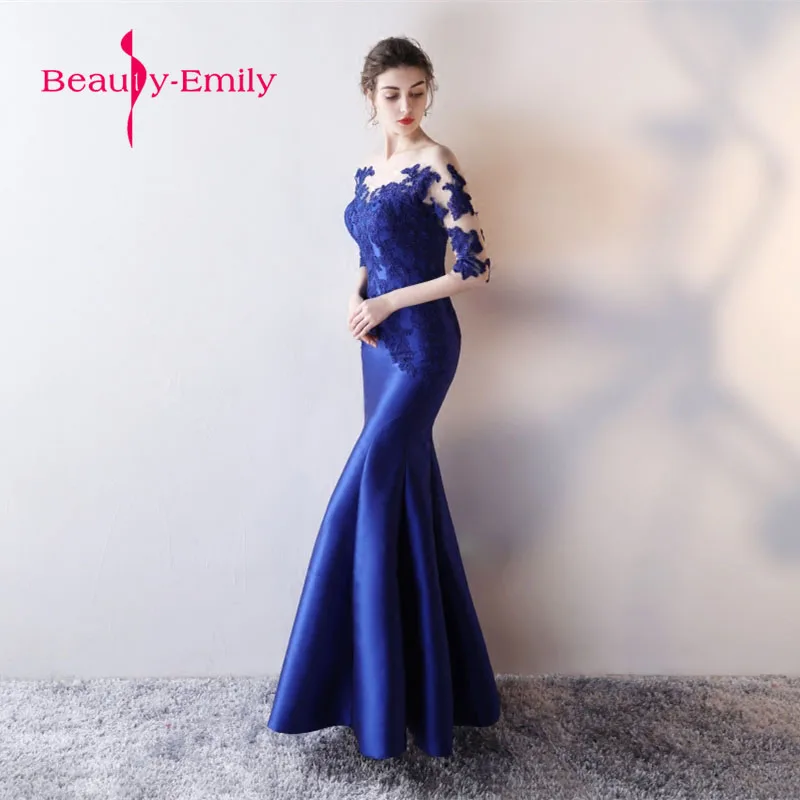 Beauty-Emily Beautiful Lace Evening Dresses Long royal blue Mermaid Prom gown Floor length Muslim formal Party Dresses 2019
Beauty-Emily Beautiful Lace Evening Dresses Long royal blue Mermaid Prom gown Floor length Muslim formal Party Dresses 2019