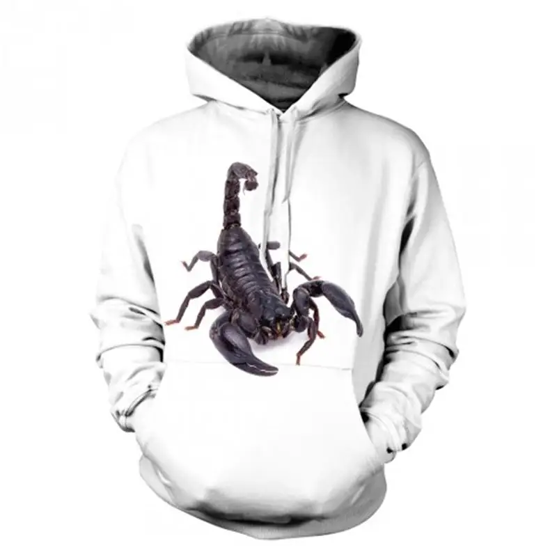 2018 NEW FASHION MEN WOMEN Scorpion logo white HOODIE 3D Hoodie Sweatshirts Pullovers Autumn Tracksuit Winter Loose Thin Hoody
2018 NEW FASHION MEN WOMEN Scorpion logo white HOODIE 3D Hoodie Sweatshirts Pullovers Autumn Tracksuit Winter Loose Thin Hoody