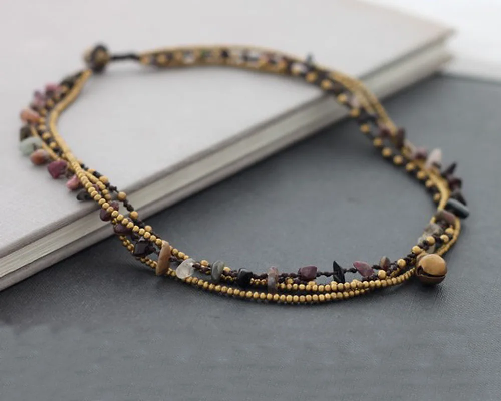 Multicolor Multi layer Bohemia Beads Choker Necklace Women Necklace& Pendants Jewelry For Gift Party
Multicolor Multi layer Bohemia Beads Choker Necklace Women Necklace& Pendants Jewelry For Gift Party