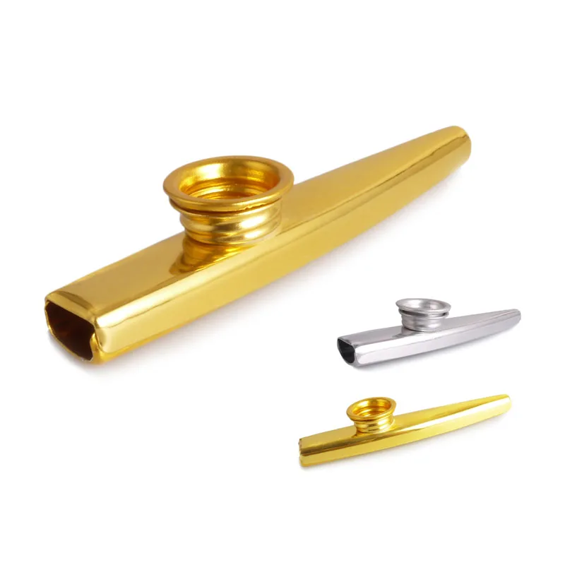 Metal Kazoo Aluminum Alloy Metal Diaphragm Mouth Flute Lightweight Portable Gold And Silver for Guitar Ukulele Accompaniment
Metal Kazoo Aluminum Alloy Metal Diaphragm Mouth Flute Lightweight Portable Gold And Silver for Guitar Ukulele Accompaniment