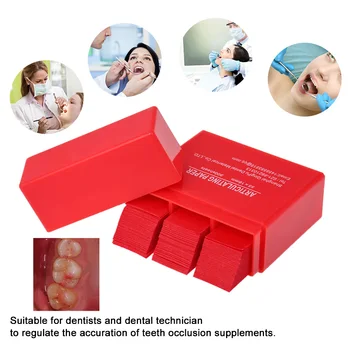 300 Sheet/Box Red Dental Articulating Paper Strips Dental Lab Products Tool Oral Care Teeth Whitening for Home 55*18mm
300 Sheet/Box Red Dental Articulating Paper Strips Dental Lab Products Tool Oral Care Teeth Whitening for Home 55*18mm