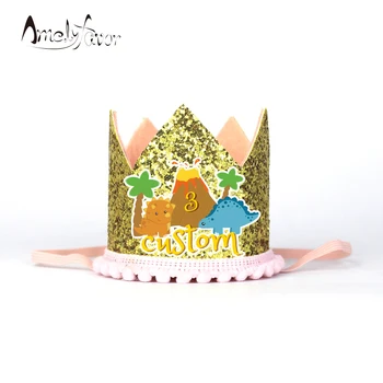 Dinosaur Theme Birthday Crown Multi-color golden Crown Hat Party Decorations Supplies Photo Shoots Kids Birthday Custom-Made
Dinosaur Theme Birthday Crown Multi-color golden Crown Hat Party Decorations Supplies Photo Shoots Kids Birthday Custom-Made