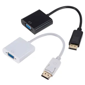 DisplayPort Display Port DP to VGA Adapter Cable Male to Female Converter for PC Computer Laptop HDTV Monitor Projector
DisplayPort Display Port DP to VGA Adapter Cable Male to Female Converter for PC Computer Laptop HDTV Monitor Projector