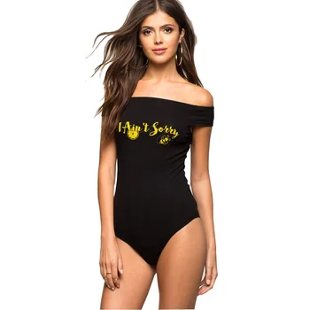 Focal20 Streetwear Letter Lemon Bees Print Women Bodysuit Sexy Summer Slash Neck Off Shoulder Bodycon Bodysuit Jumpsuit
Focal20 Streetwear Letter Lemon Bees Print Women Bodysuit Sexy Summer Slash Neck Off Shoulder Bodycon Bodysuit Jumpsuit