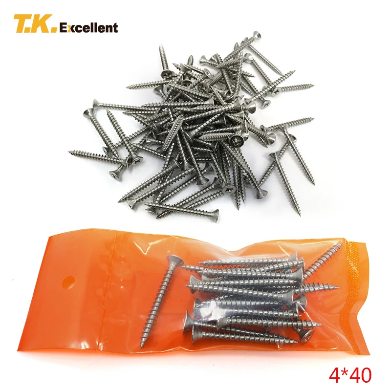 T.K.Excellent 20 Pieces 4*40 CKS Head Pozi Chipboard Fibreboard Screws Stainless Steel Hardware Fasteners Tools Screws
T.K.Excellent 20 Pieces 4*40 CKS Head Pozi Chipboard Fibreboard Screws Stainless Steel Hardware Fasteners Tools Screws