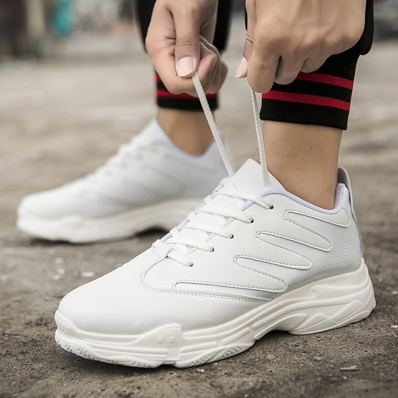 new fashion 2018 casual shoes men leather breathable joker youth trend sneaker torre shoes color black white size plus 39-47 c2
new fashion 2018 casual shoes men leather breathable joker youth trend sneaker torre shoes color black white size plus 39-47 c2