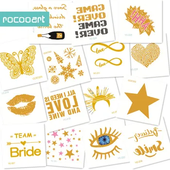 60x60mm 25 Different Small Gold Bride Temporary Tattoo Eyes Star lip hearts Gold Tatoo Designs Party Metallic Flash Tattoos
60x60mm 25 Different Small Gold Bride Temporary Tattoo Eyes Star lip hearts Gold Tatoo Designs Party Metallic Flash Tattoos
