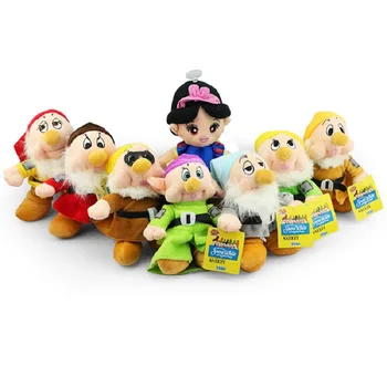 Skyleshine 8pcs/Lot 8inch Snow White And The Seven Dwarfs Doll Baby Plush Toy Brinquedo Girl Doll S7281
Skyleshine 8pcs/Lot 8inch Snow White And The Seven Dwarfs Doll Baby Plush Toy Brinquedo Girl Doll S7281