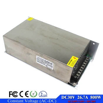 New Arrival 30V 27A 800W Switching power supply Driver For LED Light Strip Display AC110 220V Factory Suppli for Machine Stepper
New Arrival 30V 27A 800W Switching power supply Driver For LED Light Strip Display AC110 220V Factory Suppli for Machine Stepper