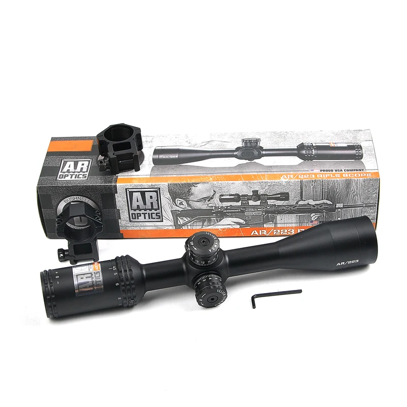 4.5-18x 40mm Optics Drop Zone 223 BDC Reticle Riflescope with Target Turrets and Side Parallax for Rifle Airsoft Rifle
4.5-18x 40mm Optics Drop Zone 223 BDC Reticle Riflescope with Target Turrets and Side Parallax for Rifle Airsoft Rifle