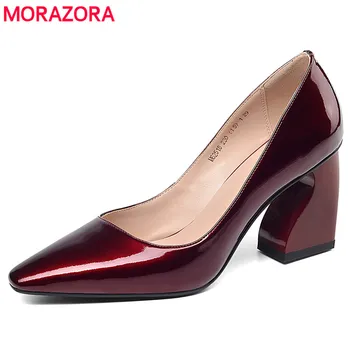 MORAZORA 2019 new arrival high heels shoes woman genuine leather spring summer shoes pointed toe elegant pumps women shoes
MORAZORA 2019 new arrival high heels shoes woman genuine leather spring summer shoes pointed toe elegant pumps women shoes