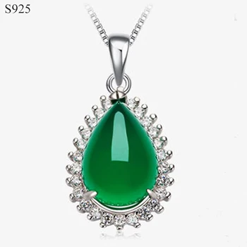 Genuine Real Pure Solid 925 Sterling Silver Pendant for Women Female Fine Jewelry Gem Stone Natural Chrysoprase Schmuck No Chain
Genuine Real Pure Solid 925 Sterling Silver Pendant for Women Female Fine Jewelry Gem Stone Natural Chrysoprase Schmuck No Chain